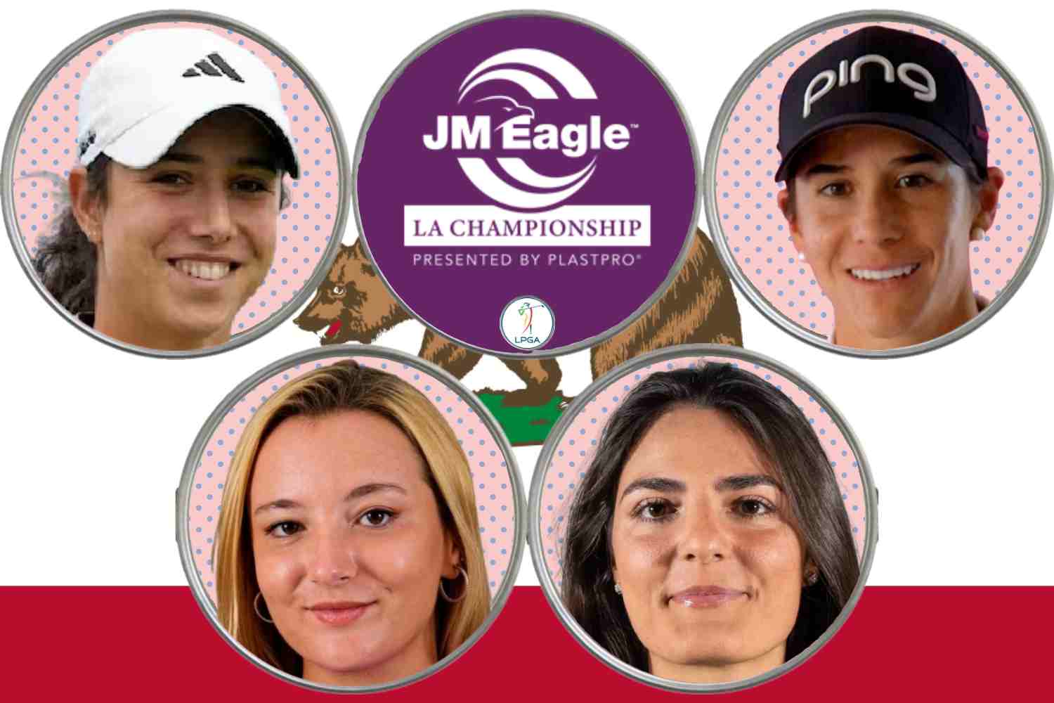 JM Eagle LA Championship, LPGA Tour, Julia López, Carolina López-Chacarra, Carla Tejedo, Azahara Muñoz, 