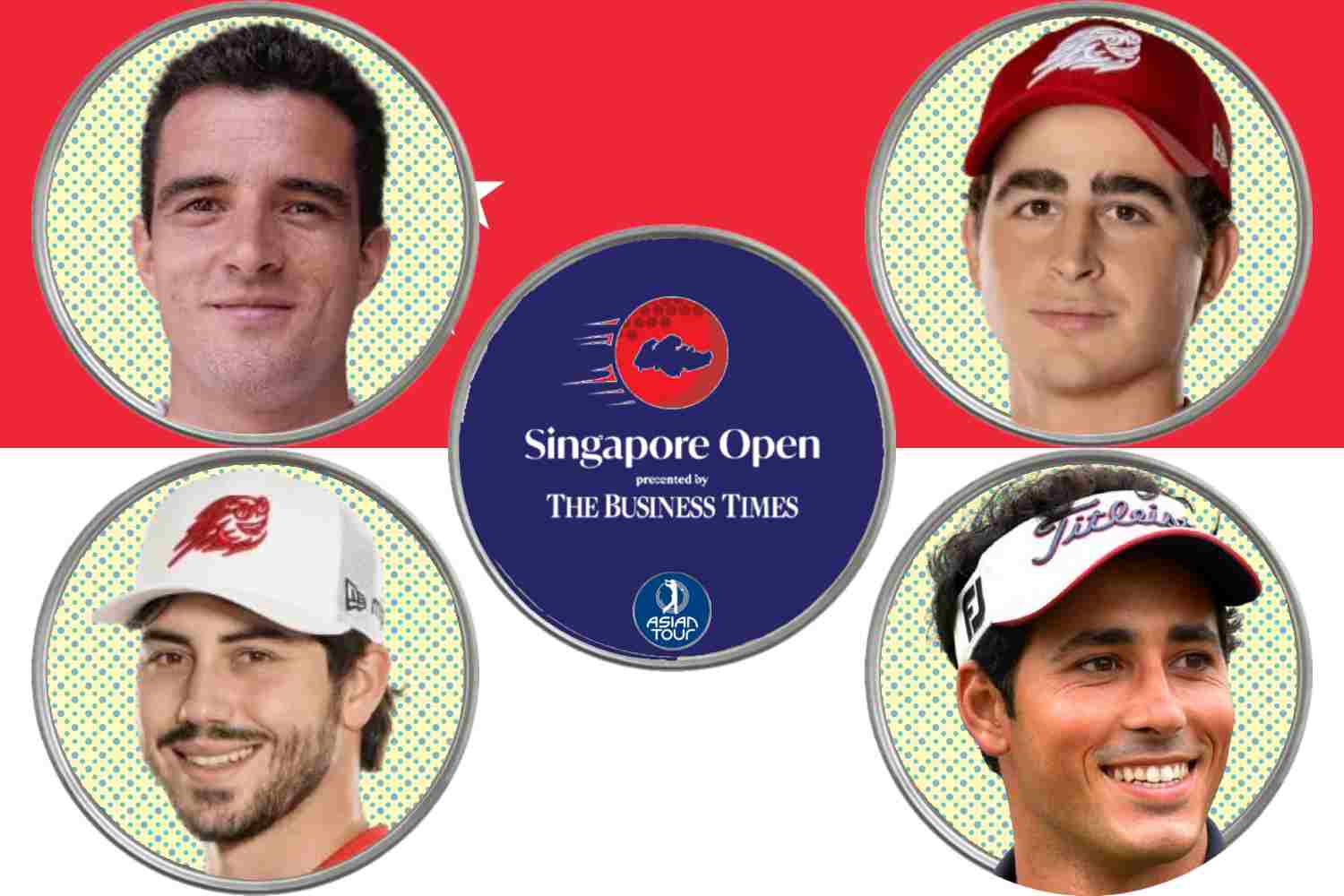 Luis Masaveu, Josele Ballester, Carlos Pigem, Pablo Ereño, Singapore Open, Asian Tour, International Series, 