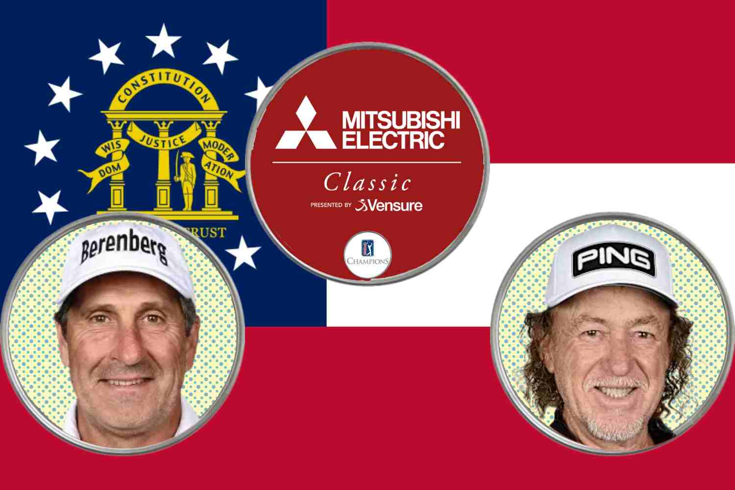 Champions Tour, José María Olazábal, Miguel Ángel Jiménez, Mitsubishi Electric Classic,