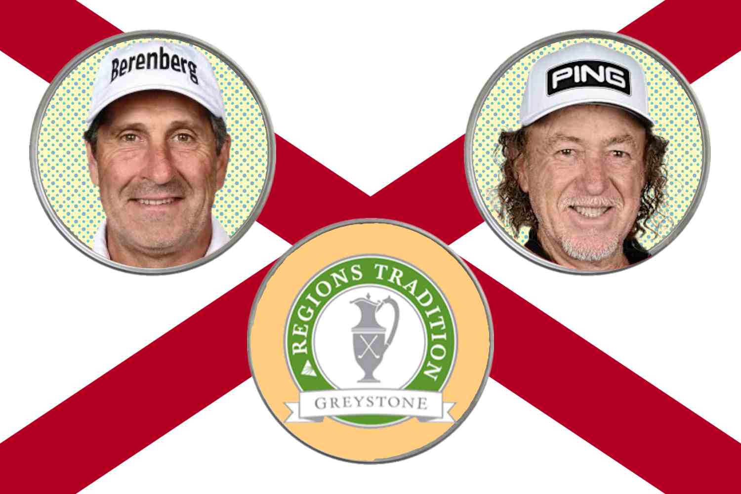 Champions Tour, Greystone Golf, José María Olazábal, Miguel Ángel Jiménez, Regions Tradition,