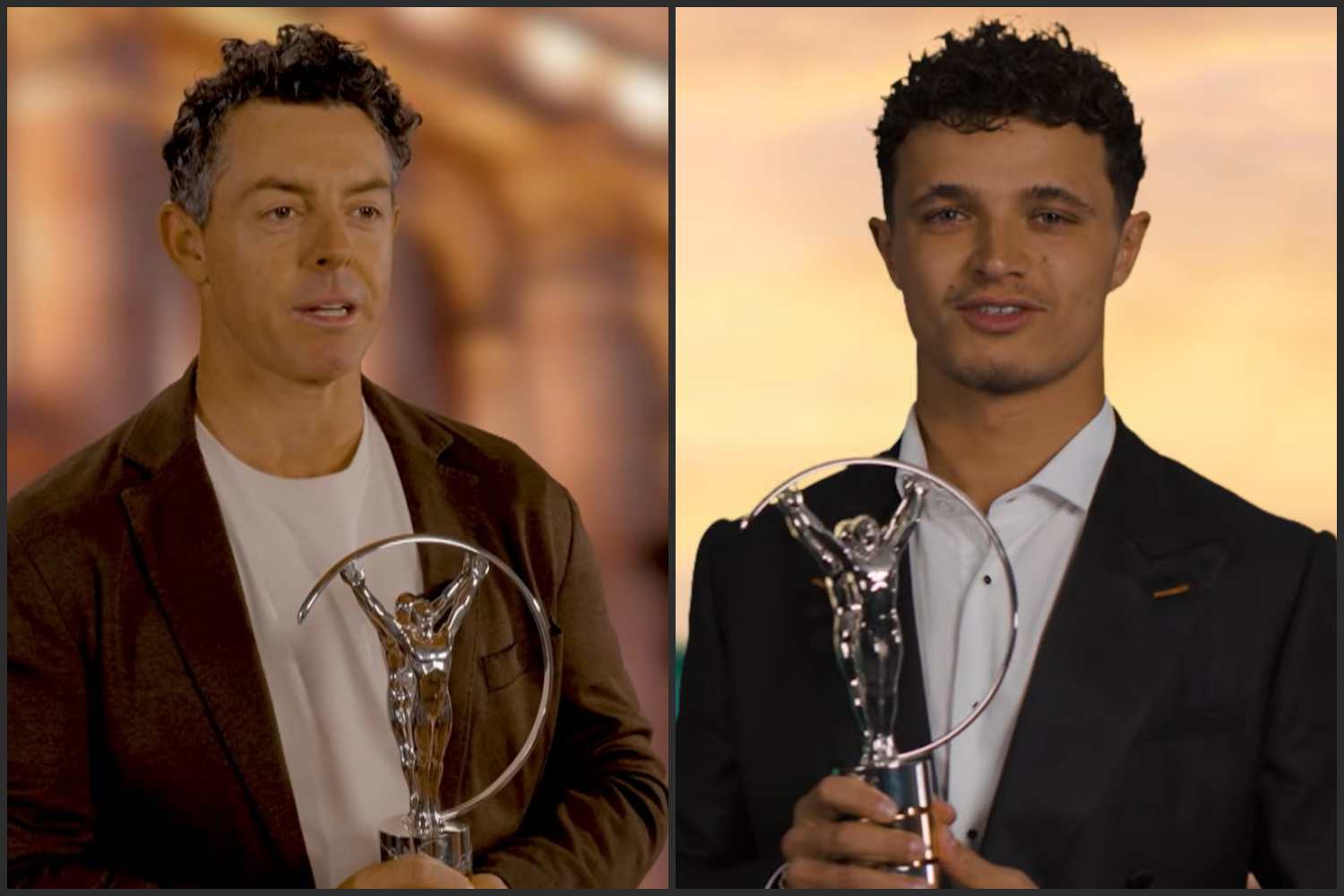 Lando Norris, Rory McIlroy, Laureus, 