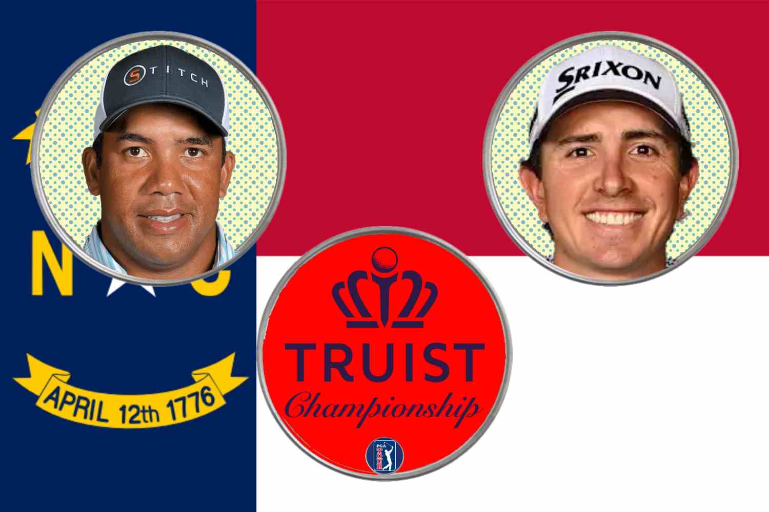 Truist Championship, PGA Tour, Jhonattan Vegas, Nico Echavarría, 