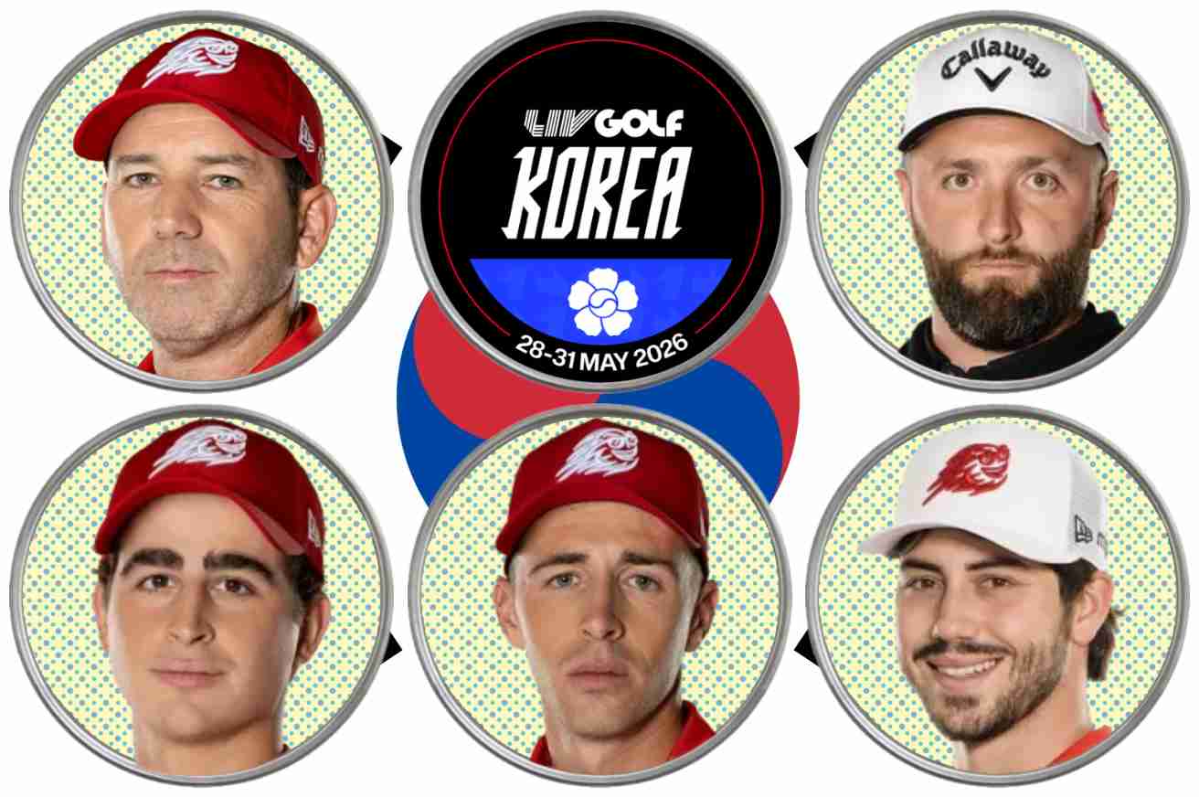 David Puig, Jon Rahm, Josele Ballester, LIV Golf Korea, LIV Golf League, Luis Masaveu, Sergio García,