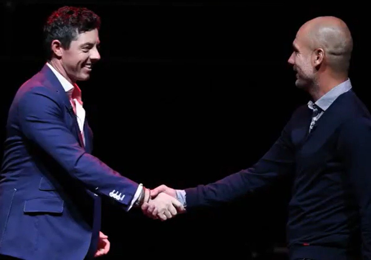 Noel Gallagher, Pep Guardiola, Rory McIlroy, 