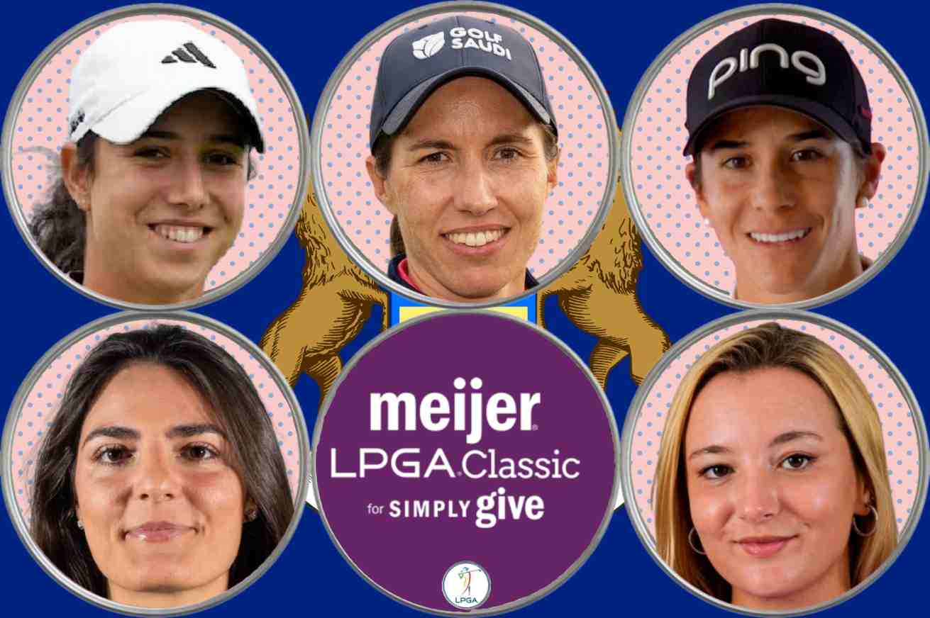 Azahara Muñoz, Carla Tejedo, Carlota Ciganda, Carolina López-Chacarra, Julia López, LPGA Tour, Meijer LPGA Classic,