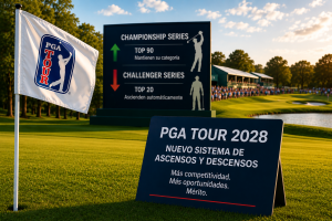 PGA Tour, Korn Ferry Tour, Challenger Series, Championship Series,