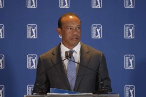 Tiger Woods aparición Travelers