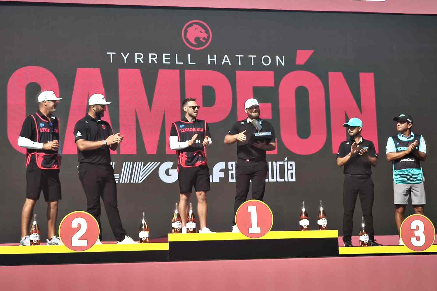 Tyrrell Hatton campeón LIV Golf Andalucía 2026. Foto OpenGolf, Rahm,