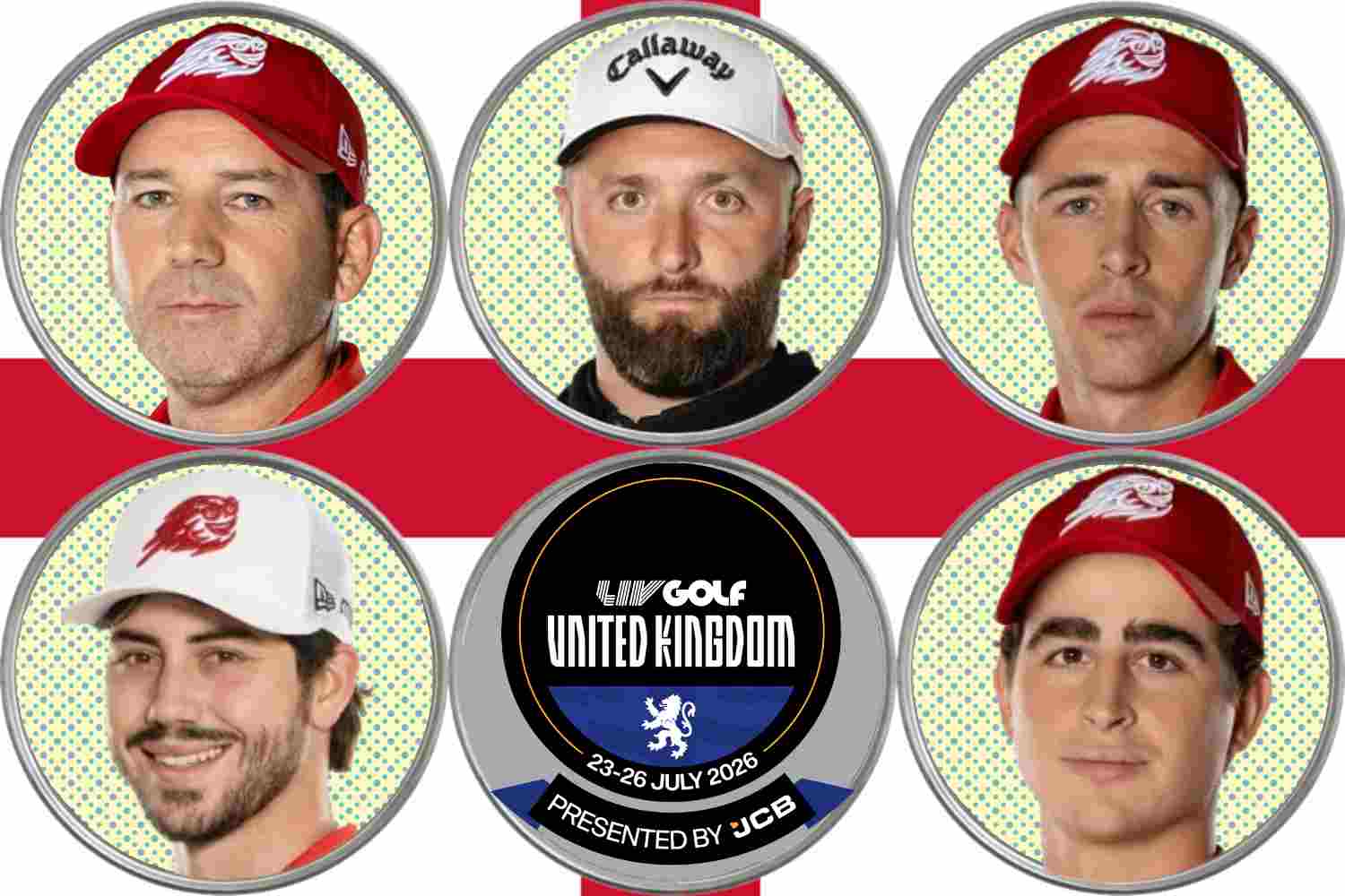 David Puig, Jon Rahm, Josele Ballester, LIV Golf, LIV Golf League, LIV Golf UK, Luis Masaveu, Sergio García,