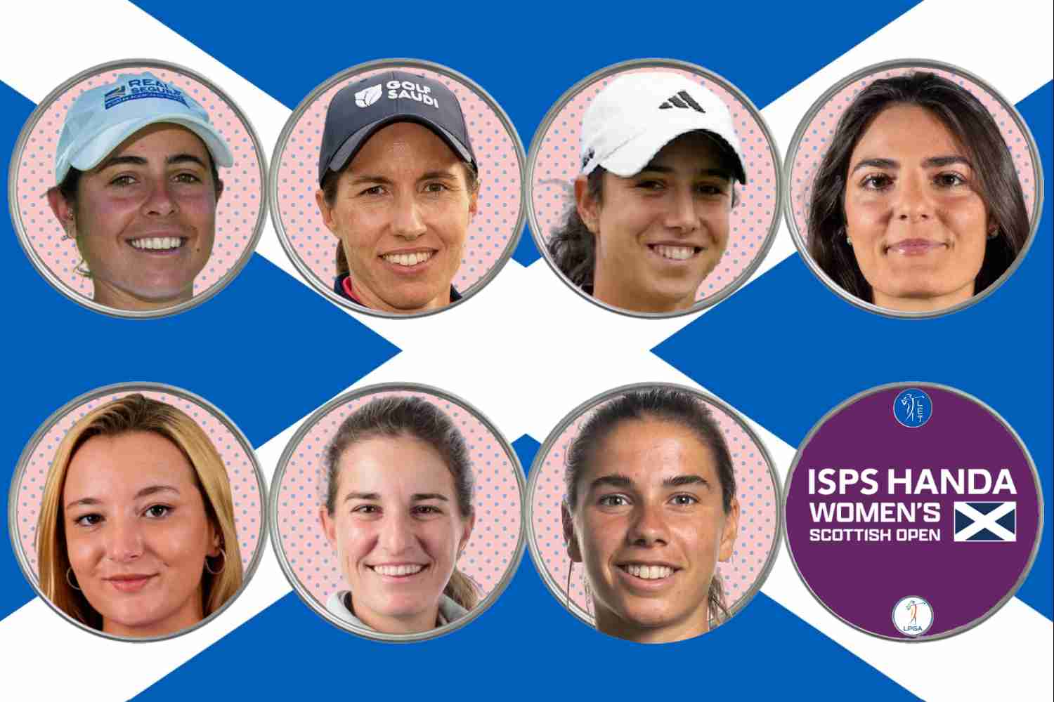 Women's Scottish Open, Carlota Ciganda, Julia López, Carla Tejedo, Carolina Chacarra, Luna Sobrón, Blanca Fernández, Ana Peláez,