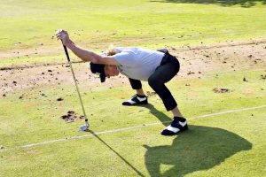 Calentamiento Miguel Ángel Jiménez, Miguel Ángel Jiménez, Senior Open, Vídeos de Golf,