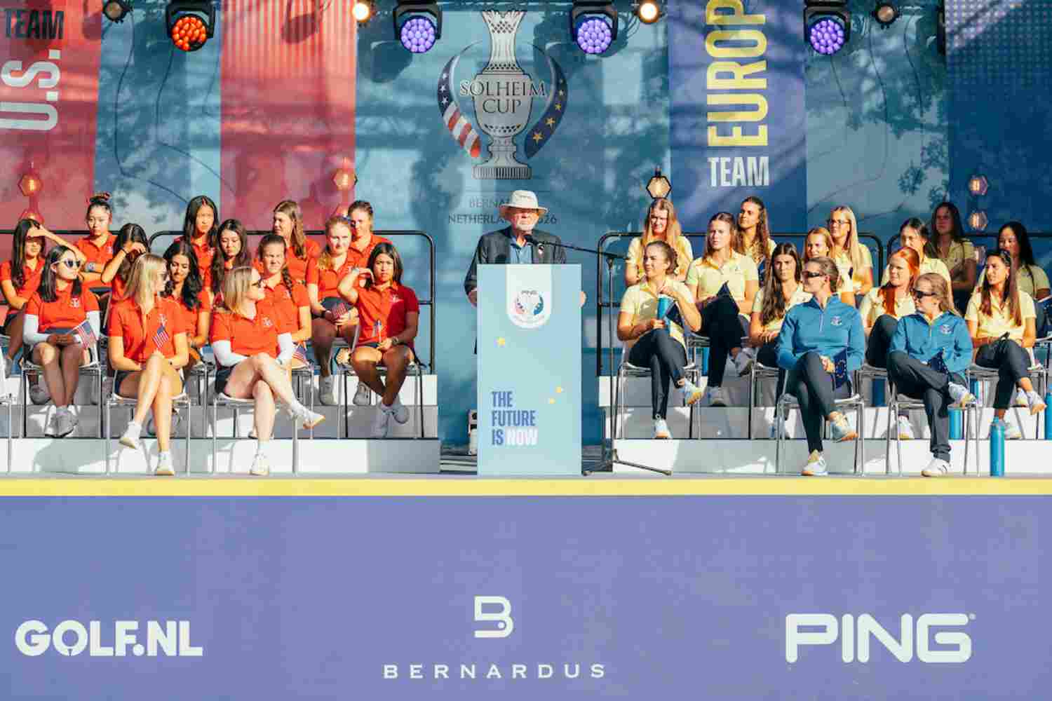Ping Junior Solheim Cup, Carlota López, Carolina Perez-Tasso, Marta Muñoz, Adriana García Terol, Van Dam,
