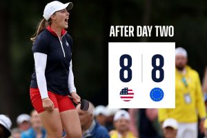 Solheim Cup 26 j2, Fourballs, Bernardus Golf,