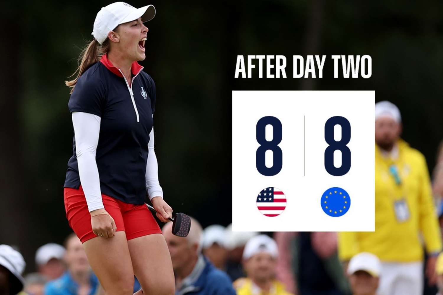 Solheim Cup 26 j2, Fourballs, Bernardus Golf,