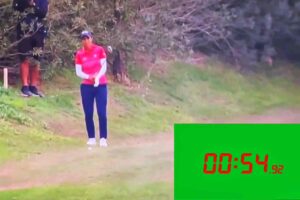 Carlota Ciganda, Juego lento en golf, Reglas de Golf,